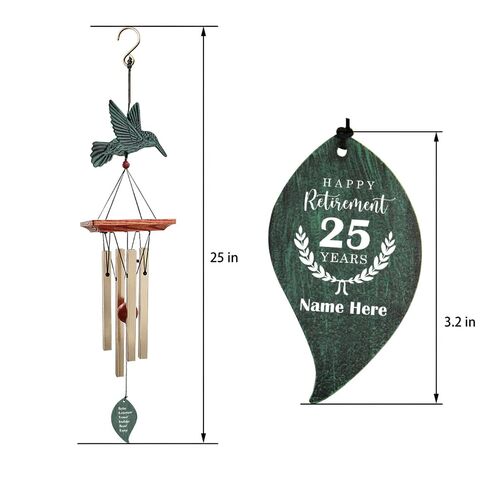 مخصصة للرياح المتقاعد ، احتفل بالهدايا المتقاعدة للمعلمين/العامل/الموظفين ، تهنئة التذكارات المخصصة على الدقات المتقاعدين المصنوعة يدويًا (تصميم التقاعد هـ) in Kuwait