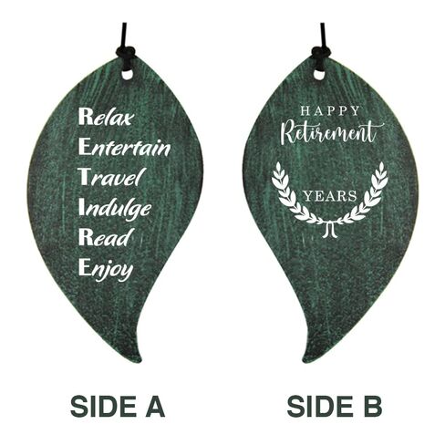 مخصصة للرياح المتقاعد ، احتفل بالهدايا المتقاعدة للمعلمين/العامل/الموظفين ، تهنئة التذكارات المخصصة على الدقات المتقاعدين المصنوعة يدويًا (تصميم التقاعد هـ) in Kuwait