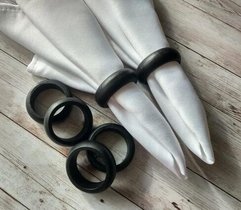 Golden Round Mesh Napkin Rings - Set of 12 for Weddings Dinner Parties or Every Day Use in Saudi Arabia