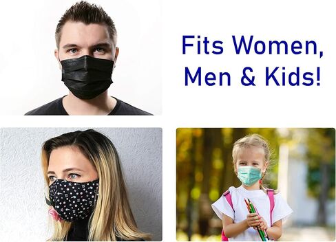 Mandala Crafts Barrel Masks Adjusters Elastic Cord Locks for Adjustable Ear Loops Straps Ties - 200 Black Silicone Face Masks Clips Tighteners Toggle Buckles for Adults Children Drawstring Ear Savers in Saudi Arabia