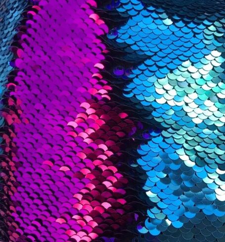 Captain Hat Sequin Fabric, Adult size, Reversible Fabric,Festival Hat, Desert Hearts,Burning Man Hat, Playa,Pool Party, Deluxe, Mermaid Fabric (Kaleidoscope/Blue Iridecent) in Saudi Arabia