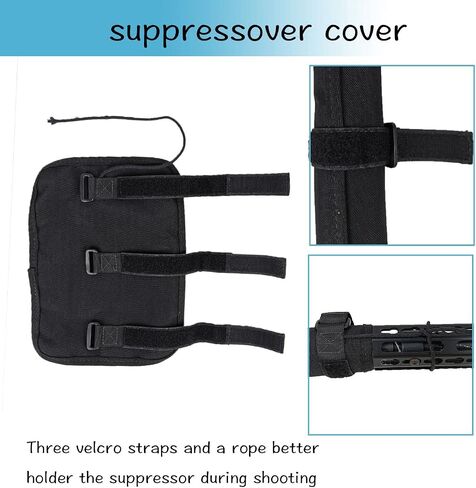 7 inch Suppressor Cover High Temp Alpha Heat Rifle Blocker Covers Pouches in Saudi Arabia