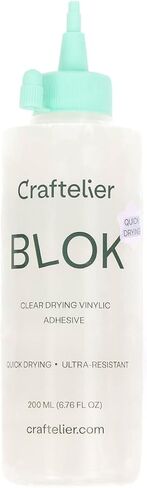 Clafelier - Blok Glue | غراء سائل قوي مصمم خصيصًا لمشاريع الورق المقوى والكتب | تجفيف شفاف وسريع ومقاوم - كمية 100 مل (3.38 أوقية) in Kuwait