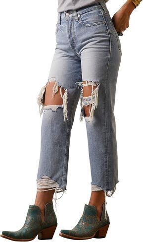 ARIAT Women's Ultra High Rise Tomboy Straight Jean in Saudi Arabia