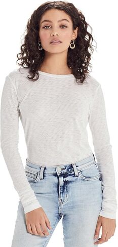 Goldie Lewinter Women's Signature Slub Long Sleeve Tee in Kuwait