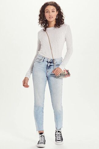 Goldie Lewinter Women's Signature Slub Long Sleeve Tee in Kuwait