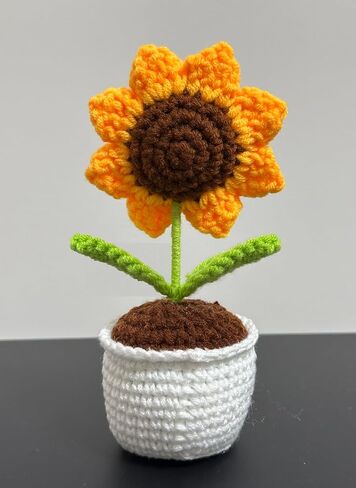 Positive Crochet Sunflowers - Sometimes You Forget You're Awesome - Inspirational Gifts for Women,Men,Emotional Support Crochet,Appreciation Sunflower Gifts for Sister,Best Friend,Coworker,Teacher in Saudi Arabia