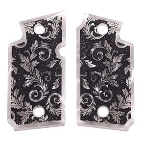 Pearl Floral Scroll Grips Compatible with/Replacement for Sig Sauer P938