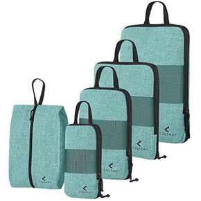 Compression Packing Cubes Travel Luggage-Organizer Set Packs More in Less Space in Saudi Arabia