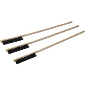 Zerodis 3PCS Brushes for Pets Bird Cage Brush Wooden Cleaning Brush Portable Long Handle Bird Cage House Brush Accessory for Pet Birds Parrots Cage