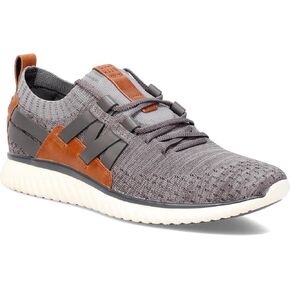 Cole Haan Men's Grand Motion Woven Stitchlite Sneaker, Magnet/Ironstone Knit/British Tan/Ivory, 8.5 Wide in Saudi Arabia