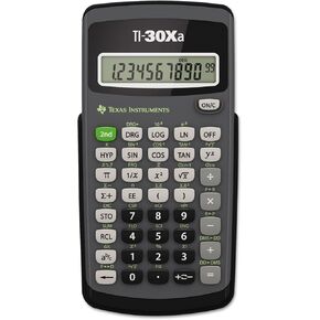 Texas Instruments Ti-30Xa Scientific Calculator, 10-Digit Lcd, Case of 2