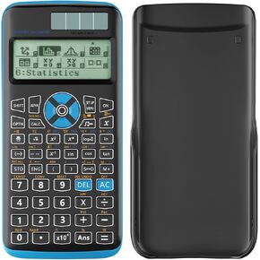 Scientific Calculators,Rudnia Pink Solar Calculators with 4-line Display,10+2 Digits and 552 Function Calculator,Ideal for Middle High School and College Students (Pink)