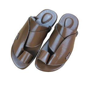 Mens Brown Vegan Leather Sandals ~ SandCruisers ~ Traditional Arabian Sandals ~ Great for Outdoors, Beaches, Parks, Lakes, Pools & Parties!