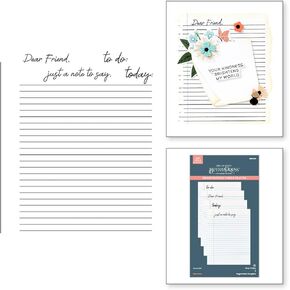 Spellbinders Take Note Press Plates, Metal