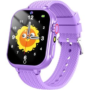 Smart Watch for Kids with 32 Games Touchscreen Alarm Clock Calendaring Camera Music Player Time Display Video& Audio Recording Birthday Gifts Toys for Girls Ages 3-12 Years Olds Boys