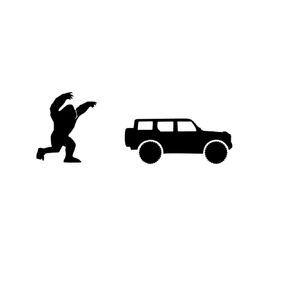 Bigfoot مع 4 باب سيارات الدفع الرباعي - شارات لفورد برونكو