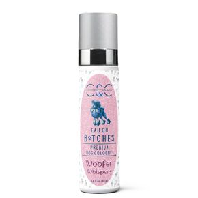 Eau Du Btches - Woofer Whispers Premium Dog Cologne, 3.4 fl oz - All-Natural & Alcohol-Free - Luxury Long Lasting Scent