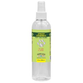 Showseason® Apricot Champile Pet Cologne 8.5 Oz للكلاب | مزيل الرائحة الطويل الأمد | خالية من القسوة | خالية من البارابين | قابلة للتحلل وغير سامة | صنع في الولايات المتحدة