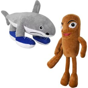 Italian Brainrot Plush,12" Tralalero Tralala Toy Gift,Cute Stuffed Figure Doll for Kids and Adults Inspired Plush Toy