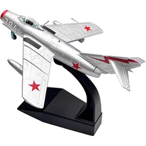 ZEZEFUFU Alloy 1/72 Scale MiG-15 Fighter Aircraft Model Plane Toy Decor Collection