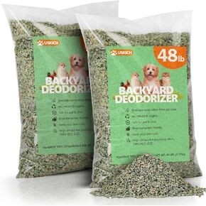 Backyard Deodorizer,10 lbs Yard Odor Eliminator,Eliminates Stool and Urine Odor on Potty Patches,Artificial Turf,Grass,Lawns,Patios,Concrete&Playgrounds-Cat Litter Box Odor Eliminator & Freshener