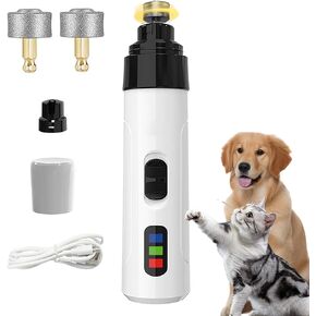 Silent Groom Pro Nail Grinder, 2025 New Dog Nail Trimmer, USB Rechargeable Pet Nail Grinder, Dog Nail Trimmers, Pet Paws Grooming Smoothing Tool