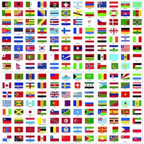 960-piece Multicolor Flag Sticker (192 Styles) for School, Diary, Scrapbook, Planner - Paper, Waterproof, Self-Adhesive, Irregular, Indoor, Single Use
