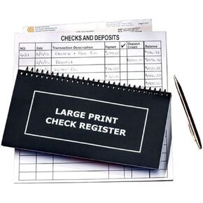 The Giant Print Check Register