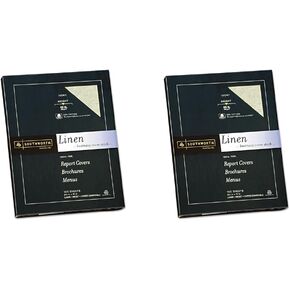 Southworth Z560CK 25% Cotton Linen Copy/Inkjet/Laser Coverstock 65 lbs Letter Ivory 100 Sheets