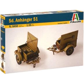 Italeri IT6450 SD ملف. Anhanger 51 Model Kit 1:35 مقياس