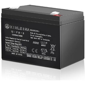 24V 5Ah Battery for Ride-On Toys, Sealed Lead Acid Rechargeable Battery with Universal F2 Terminals, Compatible with 24 Volt Ride-Ons