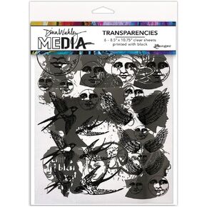 Dina Wakley MEdia Transparencies Focals Set 2