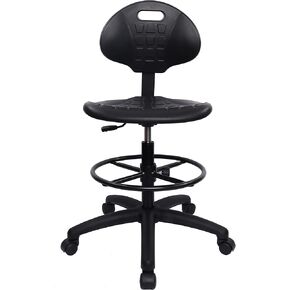 TAKE UR SEAT® Deluxe Drafting Lab Stool Chair, 18'' Adjustable Footring, 10'' Adjustable Height, 450 lbs seat Capacity, Heavy Duty, Shipped Within 24 Hours (Glide Non-Rolling)