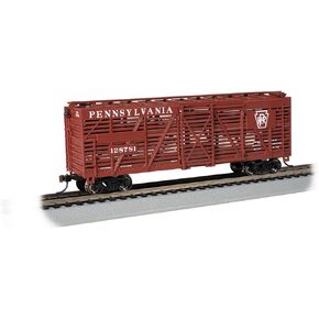 Bachmann Trains - 40' Stock Car - Pennsylvania #128781 - HO Scale