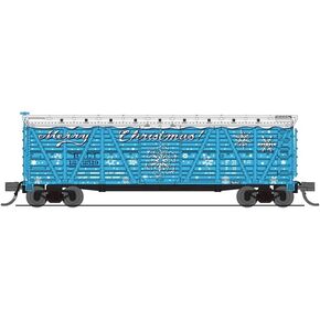 Broadway Limited 6598 Moiss Mois Stock Car ، Merry Christmas ، No Sound ، 2 pack ، N Scale
