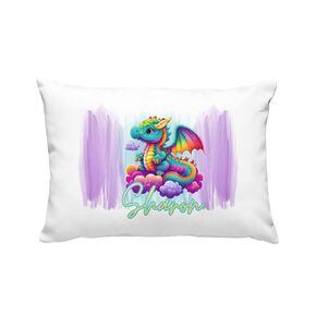 Colorful Dragon Personalized Pillowcase | Dragon themed personalized pillowcase