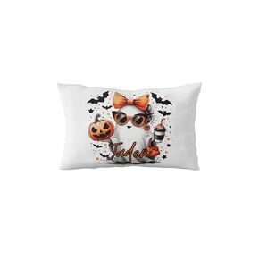 Personalized Halloween Pillow Cover - Spooky & Stylish 20"x30" Microfiber
