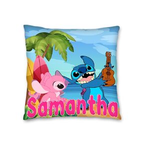 Stich Pillow with Name - 16in insert included