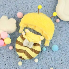 Clothes for Doll17cm Accessories Suit Cute Clothes for Doll Dress up Animal Style Outfits (NO Doll)(Bee)