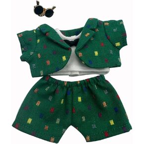Clothes for Labubus Doll Cute Outfits for La Bubu Keychain Dolls,Kawaii Dress Up Clothing for 17cm Labubus Doll for Birthday Gifts (No Doll)(Red 3)