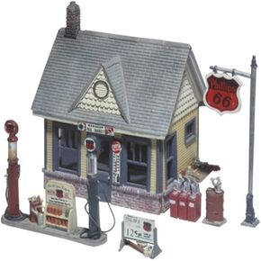 Woodland Scenics® Scenic Details® Gas Station Kit, HO Scale