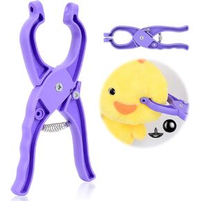 Upgraded Safety Eye Tool for Crocheting, Auxiliary Tool for 5-30mm Stuffed Animals Safety Eyes, Doll Making Tool, Time Saving, Labor Saving and Hand - Friendly Safety Eye Snapper Tool