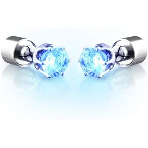 الأزرق LED Zirconia تضيء الأقراط للآذان المثقوبة