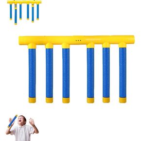 Reflex Hand Sticks, Reflex Tester, Reflex Drop Sticks, Catch The Stick Reflex Game, Interactive Hand-Eye Coordination Toy with 3 Adjustable Speeds, Educational Activity for All Ages (Yellow)