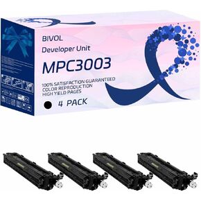 BIVOL MPC3003 Developer Unit Compatible for Ricoh MP C3003 C3503 C4503 C5503 C6003 Printers, High Yield 170000 Pages (1 Pack Black)