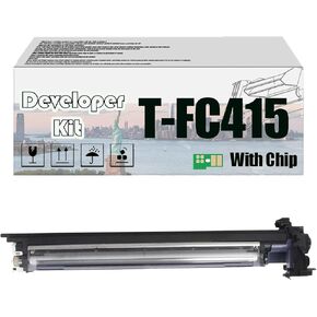T-FC415 TFC415 Developer Kit, Compatible for Toshiba 2000AC 2500A 2505AC 3005AC 3505AC 4505AC 5005AC 2010AC 2510AC 2515AC 3015AC 3515AC 4515AC 5015AC Printers Yellow*1