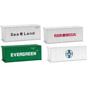 Lionel 1957280 HO 20' Shipping Containers 4-Pack Set A