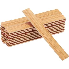 Dollhouse Flooring, 3.94" Length, Wood Self Adhesive Miniature Dollhouse Wood Flooring Peel and Stick (White) - (Applications: for Dollhouse Decoration), 40-Pieces
