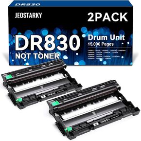 Compatible DR830 Drum Unit (NOT Toner) Replacement for Brother DR830 DR-830 Drum use with HL-L2460DW HL-L2405W HL-L2400D HL-L2480DW MFC-L2820DW MFC-L2820DW XL DCP-L2640DW Printer (2 Pack)